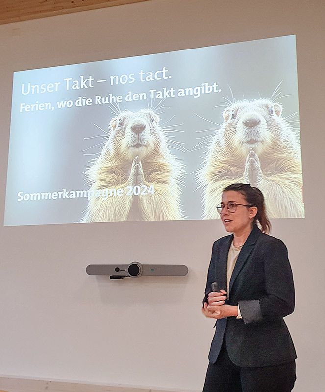 Sarah Bünter, Leiterin Marketing TESSVM