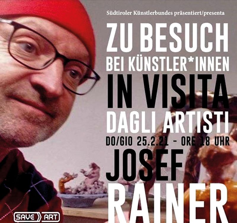 Eine besondere Initiative des Südtiroler Künstlerbundes jeden Donnerstag bis am 29. April: zu Besuch bei einem Künstler.