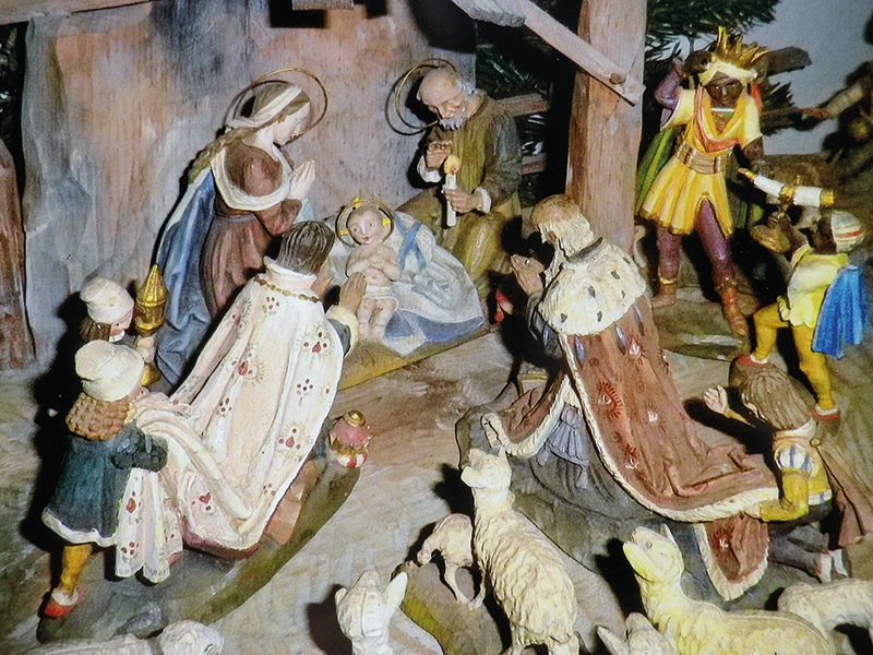 Detail, Hauskrippe, Karl Grassers, Kortsch