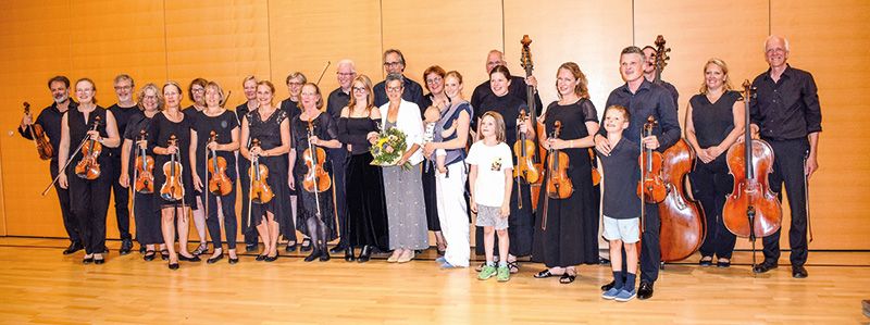 Die Musikerinnen und Musiker boten den vielen Gästen im Saal einen hochkarätigen Ohrenschmaus