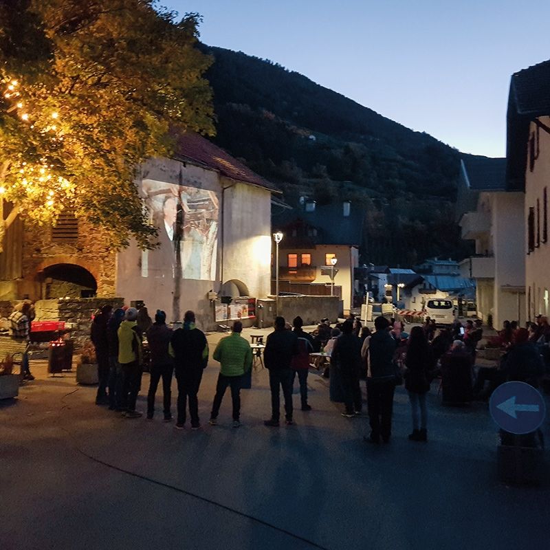 Das Freilichtkino am Goaßplotz war eine Premiere für Tschengls