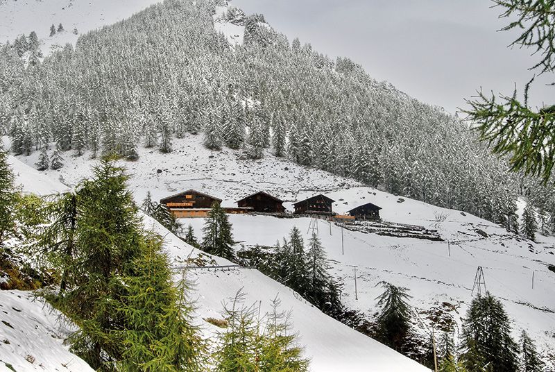 Der Finailhof ist zum Teil abgebrannt.