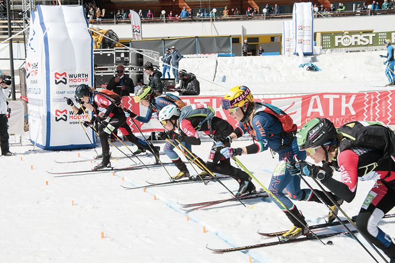 Spektakuläre Sprints im Skibergsteigen in Martell - Am 20. Juli 2021 hat das Internationale Olympische Komitee einstimmig beschlossen, das Wettkampf-Skibergsteigen zur olympischen Disziplin zu erheben.