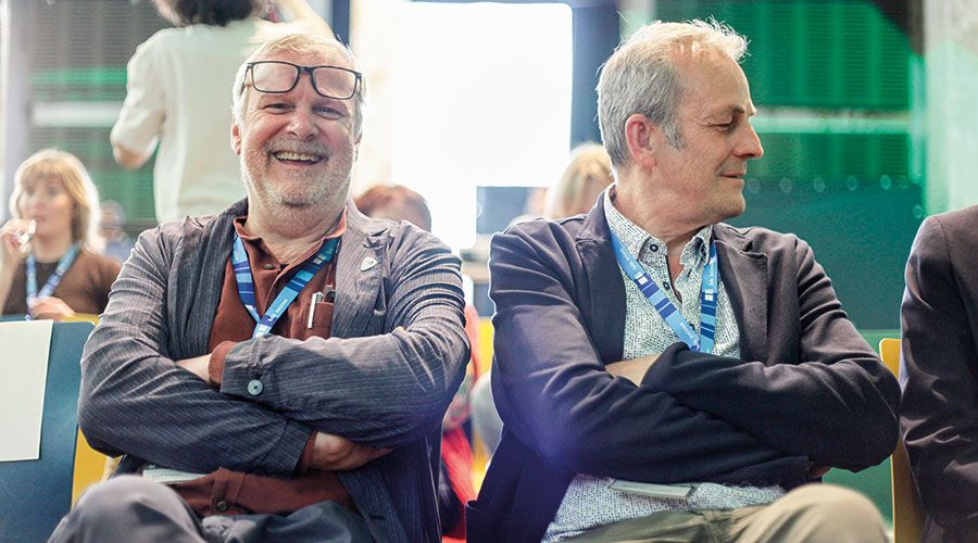 die beiden Bezirkspräsidenten im hds Adi Erlacher und Dietmar Spechtenhauser