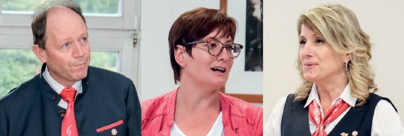 Dienstleiter Punter Franz war der erste „Fixe“ beim Weißen Kreuz im Vinschgauer Oberland. Er wurde für 40 Jahre Mitarbeit geehrt; Vizebürgermeisterin Andrea Frank war Sektionsleiterin von 2009 bis 2014. Sie hat den Neubau der Rettungsstelle in Graun mit großem Engagement und Begeisterung begleitet; Präsidentin des Landesrettungsvereins Barbara Siri: „ Liebe Sektion Vinschgauer Oberland! 40 Jahre, die du auf dem Buckel hast, sind für dich ja keine Last, diese Zeit war für Dich ein Kinderspiel, deshalb schaffst du ganz sicher auch doppel so viel!“ Mit diesem Spruch wünschte sie der Sektion das Allerbeste zum Geburtstag und: ad multos annos.