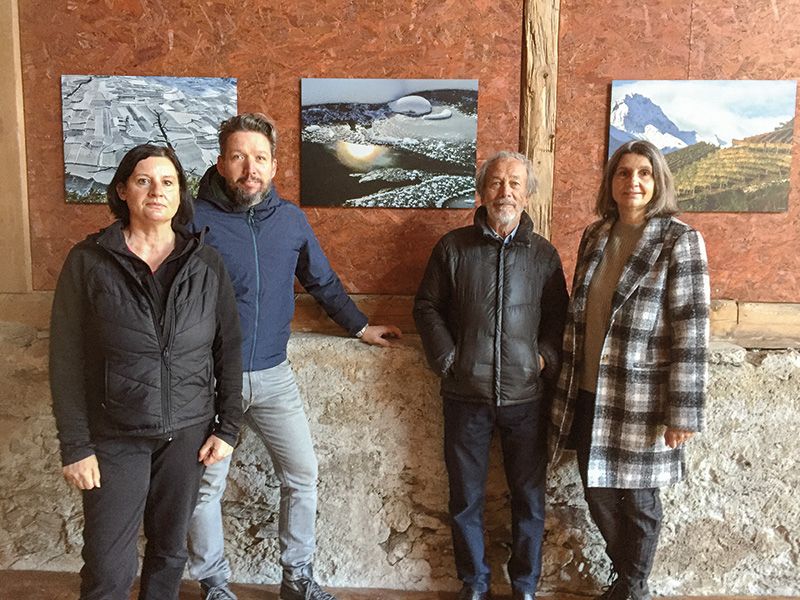 v. l.: Traut Melanie, Geri Rinner, Gianni Bodini, Traut Veronika.