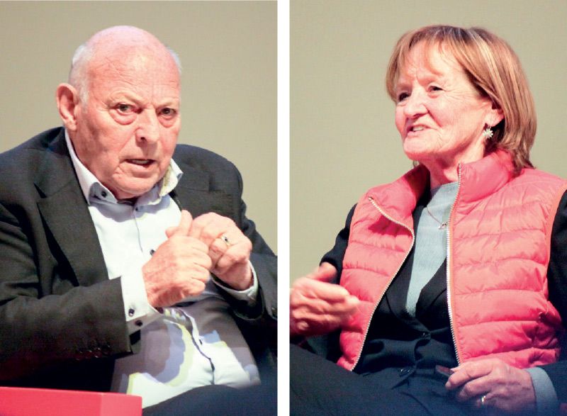 AltLH Luis Durnwalder und die ehemalige Politikerin und Historikerin Martha Stocker: Wenn wir auf den Proporz verzichten, werden wir Elsässer mit Folklore.