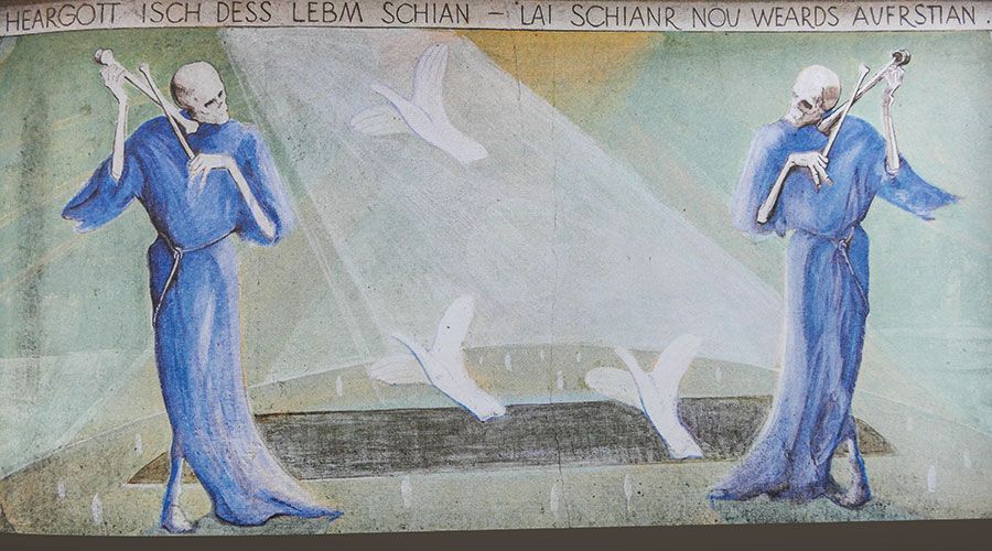 TONZN TIAN MIAR OLLE GEARN - LAI NIT MIT SOU DURRE HEARRN.  (Tanzen tun wir alle gern - nur nicht mit so dürren Herren.)