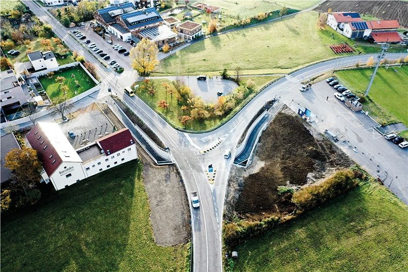 Die Arbeiten bei der Fußgängerunterführung bei Zufahrt Laatsch sind fertiggestellt (Foto: Abteilung Tiefbau)