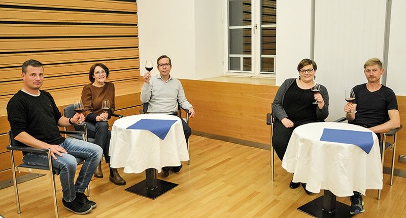 v. l: Andreas, Heidemarie, Florian, Melanie und Heinz