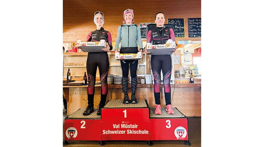 Damen beim ersten Rennen des Dynafit Vinschgau Cup