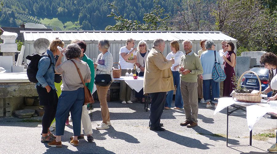 Im Anschluss an die Matinee fand der Vormittag bei anregenden Gesprächen einen gemütlichen Ausklang.
