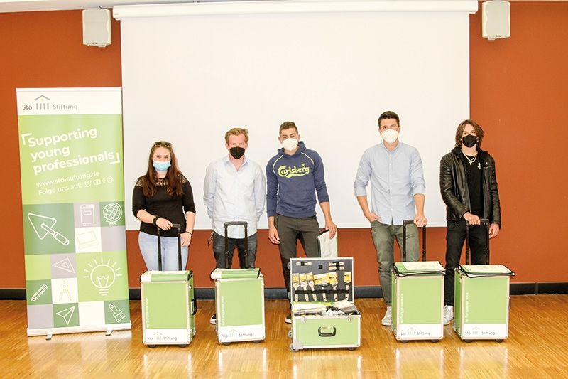 Denny Schneider, Palese Lukas, Pflug Devid, Peterlunger René und Seelaus Marion (3. Klasse Maler Schuljahr 2020/2021)