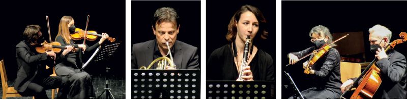 Der Konzertverein Musica Viva Vinschgau lud am 30. Jänner das Amarida Ensemble mit dem Streichquartett und dem Hornisten Alexander Perathoner und der Klarinettistin Andrea Götsch ins Kulturhaus von Schlanders.
