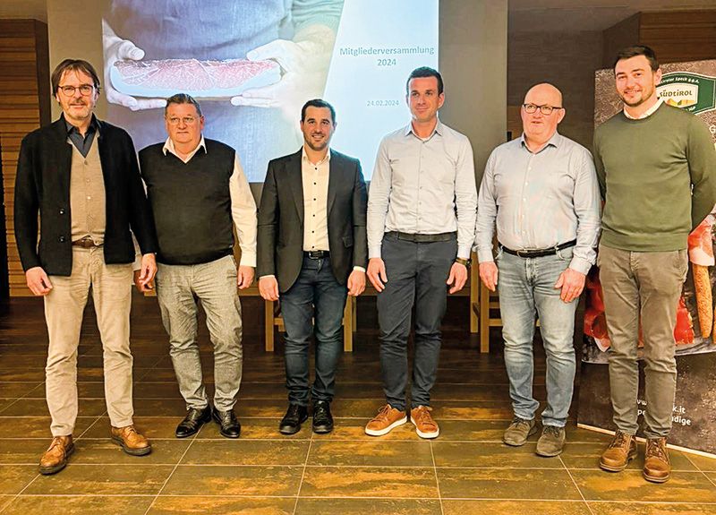 CDA v. l. Roland Obermair, Peter Moser, Florian Siebenförcher, Andreas Kofler, Günther Windegger und Paul