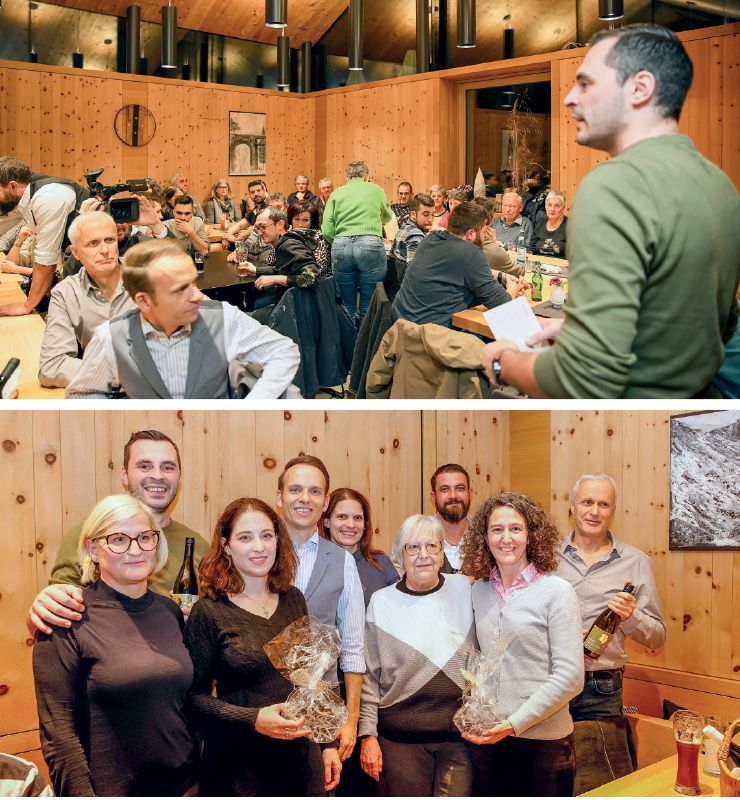 STF-Wahlfeier in Göflan