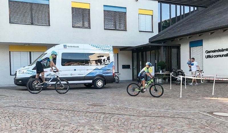 Fahrradparcours des Ötzi Bike Teams