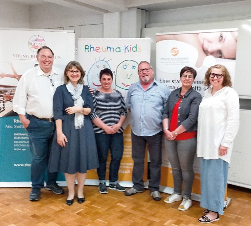 v. l: Dr. Armin Maier, Dr. Ester Vivaldelli, Astrid Blaas, Egon Blaas, Christine Prantl, Birgit Kaschta