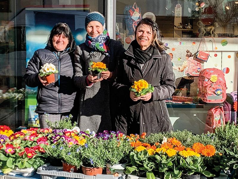 v. l. Gertrud Fliri, Marianne Bauer und Astrid Pichler