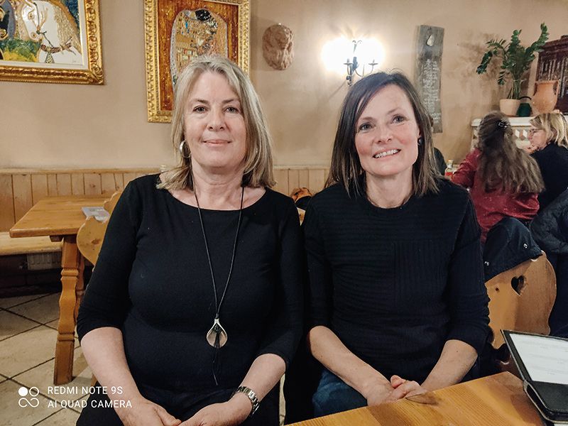 v. l.: Claudia Moser aus Laas und Carmen Telser aus Schleis