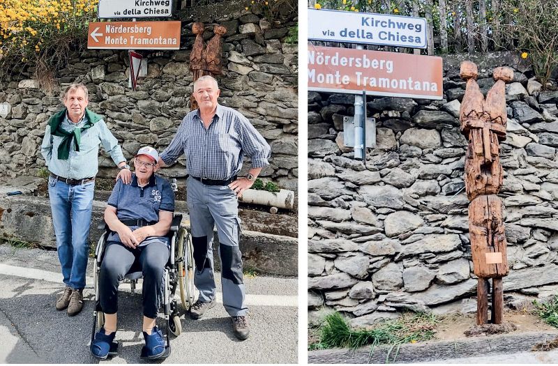 Fraktionsvertreter Kurt Tappeiner (l.) und Erhard Alber (r.), in der Mitte Reinhard Breitenberger