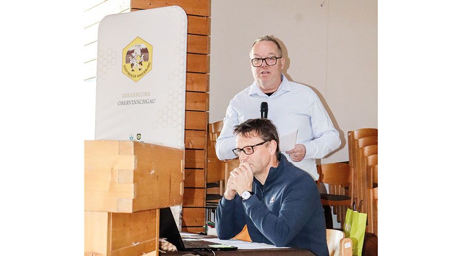 Patscheider und Schriftführer Christoph Prader