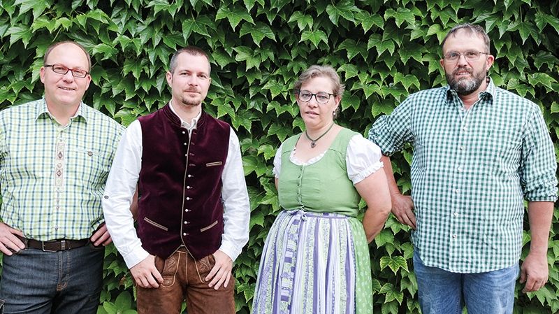 v.l.: Thomas Patscheider, Oliver Pöhli, Monika Spiss, Christian Fasolt